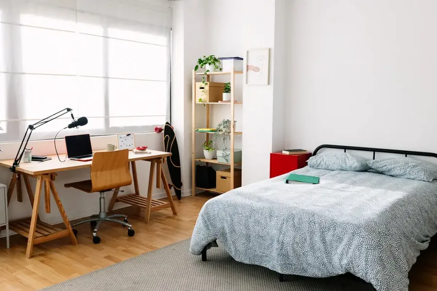 Chambre étudiante prête à l’arrivée